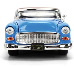 1955 Toy Story Chevy Bel Air w/Diecast Woody Figure 1:24 Scale Diecast Model Car by Jada Toys