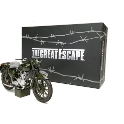 TRIUMPH TR6 TROPHY - Weathered - The Great Escape 1:12 Scale Diecast Model Motorcycle by Corgi
