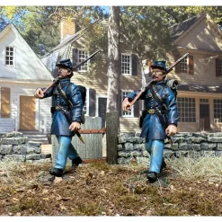 Two Union Infantry Marching 1/30 Figure Set WILLIAM BRITAIN (31493) 1:30 scale Metal by William Britain