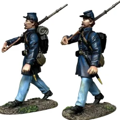 Two Union Infantry Marching 1/30 Figure Set WILLIAM BRITAIN (31493) 1:30 scale Metal by William Britain