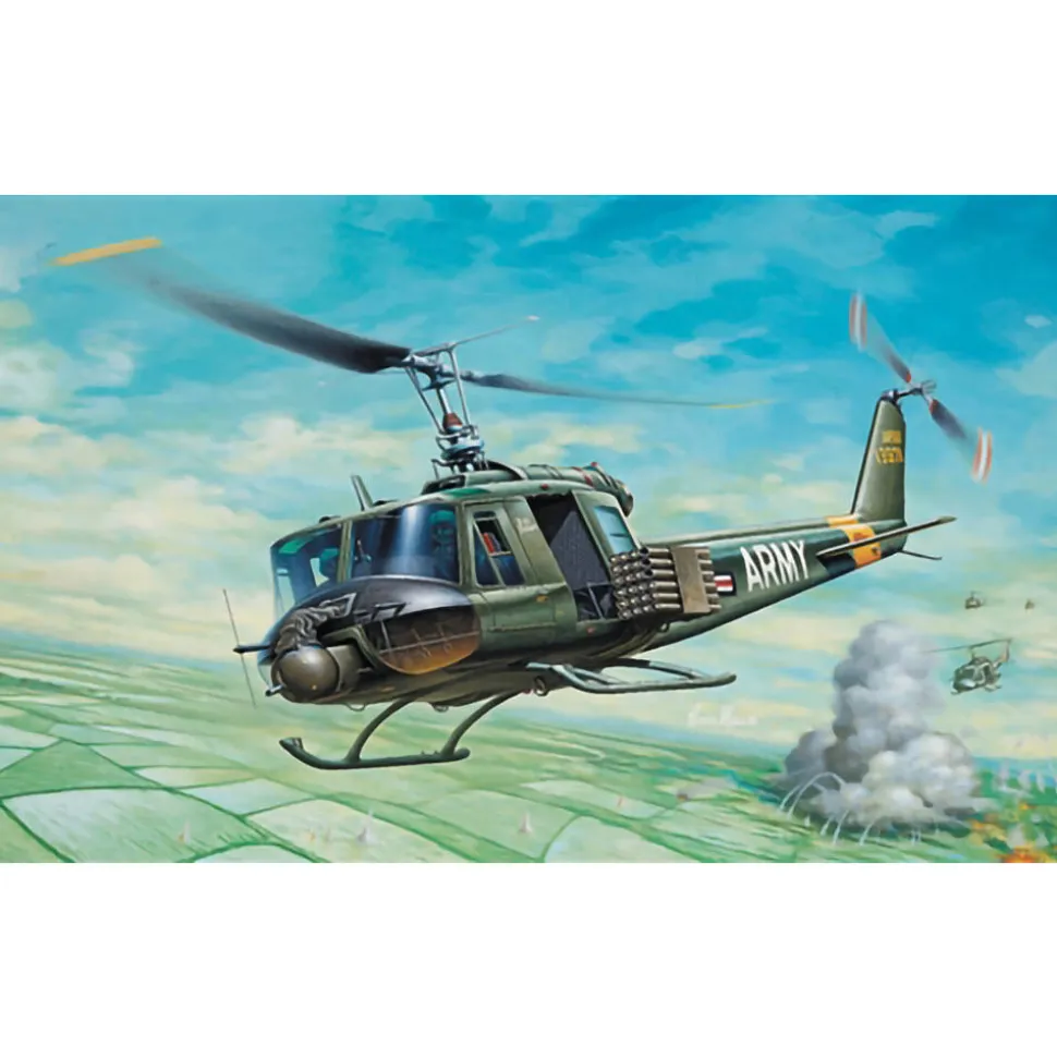 UH-1B Huey 1/72 Kit 1:72 Scale Plastic Model Kit by Italeri