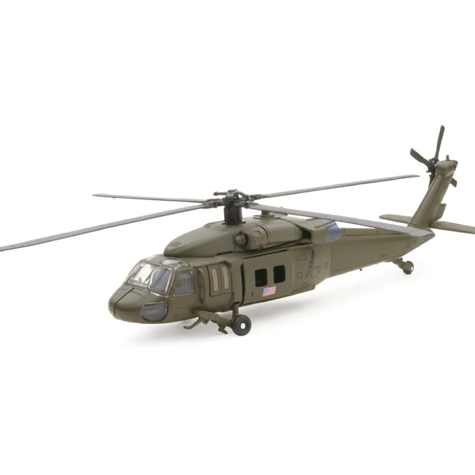 UH-60 Black Hawk Helicopter 1:60 Scale Diecast Model Military by New-Ray Toys