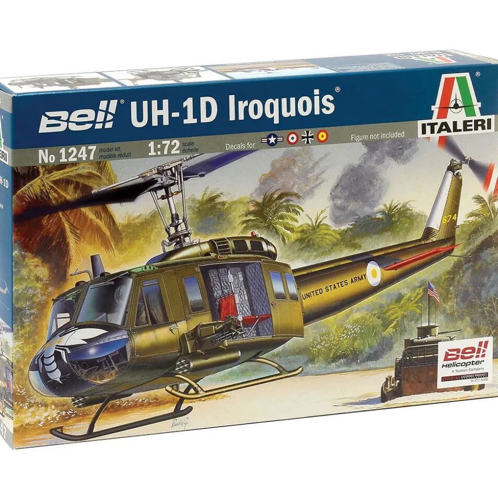 UH-1D Iroquois 1/72 Kit 1:72 Scale Plastic Model Kit by Italeri