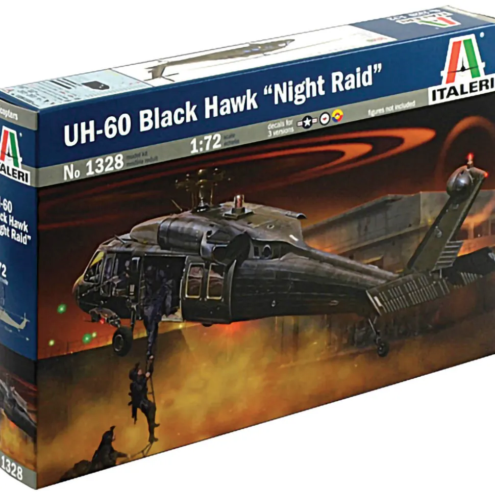 UH-60/MH-60 “Night Raid” 1/72 Kit 1:72 scale Plastic by Italeri