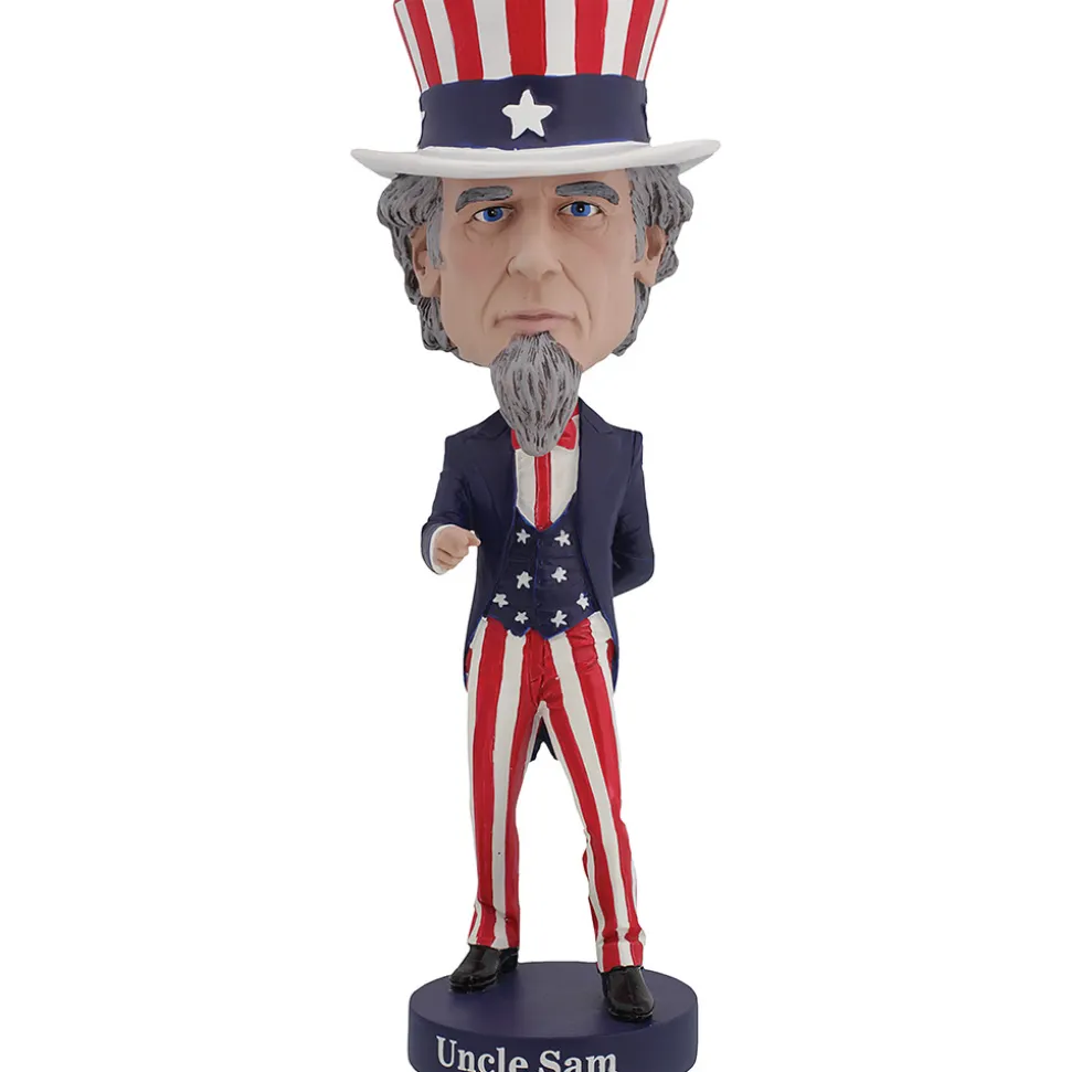 Uncle Sam Bobblehead RB10280 heavyweight polyresin by Royal Bobbles
