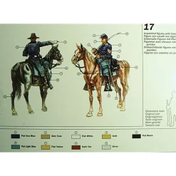 Union Cavalry 1/72 Plastic Figures Italeri (6013) 1:72 Scale Plastic by Italeri