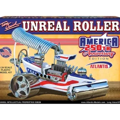 Unreal Roller America 250th Anniversary Edition by Tom Daniel 1:24 Scale Plastic Model Kit by Atlantis Toy & Hobby, Inc.