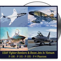 USAF Fighter-Bombers and Recon Jet in Vietnam - DVD Campbell Films (CFDVD0083) by Campbell Films