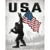 USA Sasquatch Metal Sign 2677 Tin by Desperate Enterprises