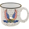 USA Veteran Camper Mug CU0545 (CU012) Ceramic by Eagle Emblems