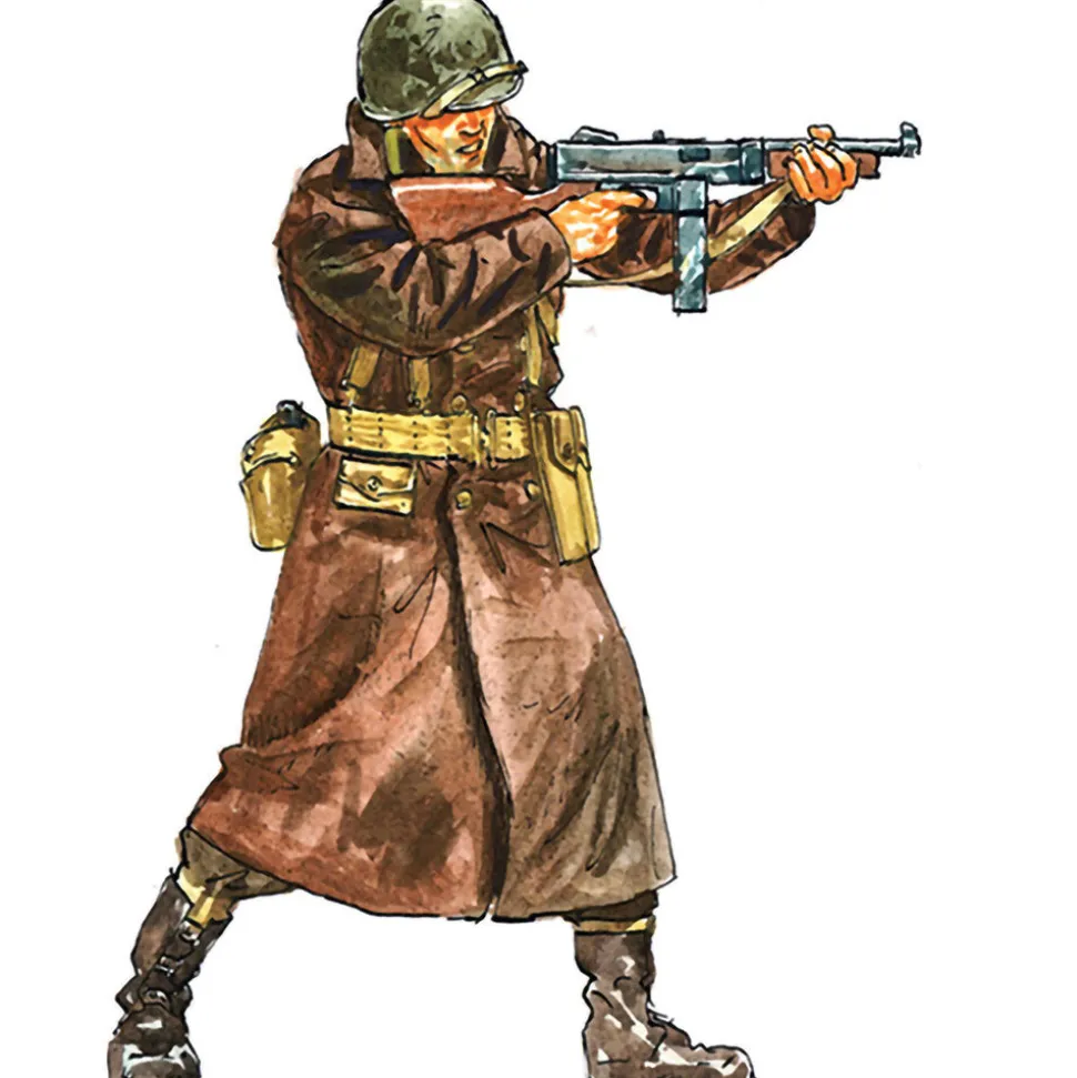 U.S. Infantry - Winter Uniform (WWII) 1/72 Figures 1:72 Scale Plastic Model Kit by Italeri