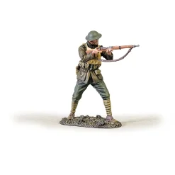 U.S. Marine Standing, Firing Rifle, Belleau Wood 1/30 Figure William Britain (13075) 1:30 scale Metal by William Britain