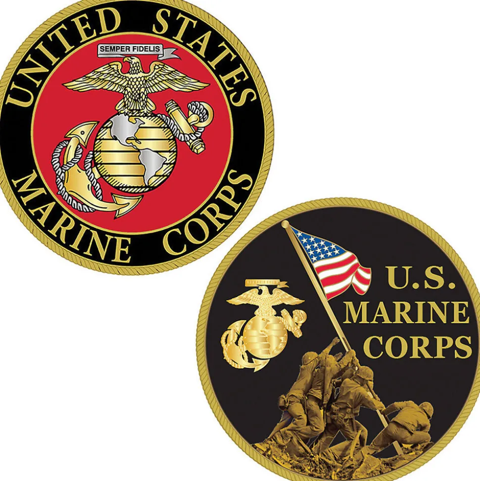 USMC Challenge Coin CH1201 (CK019) Metal Alloy by Eagle Emblems