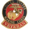 USMC LOGO VETERAN PIN USMC LOGO VETERAN PIN (P12564) by Eagle Emblems
