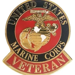 USMC LOGO VETERAN PIN USMC LOGO VETERAN PIN (P12564) by Eagle Emblems