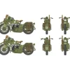 U.S. Motorcycles WW2 1/35 Kit Italeri (0322) 1:35 scale Plastic by Italeri