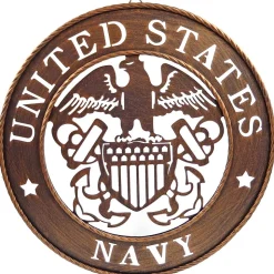 U.S. Navy Metal Sign Iron and Blossom (18116) by Iron and Blossom