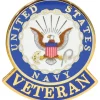 USN LOGO VETERAN PIN USN LOGO VETERAN PIN (P12563) by Eagle Emblems
