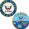 USN Ships Challenge Coin CH1331 (CK019) Metal Alloy by Eagle Emblems