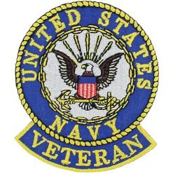 USN Veteran Patch PM5126 (M028) Cotton Twill by Eagle Emblems