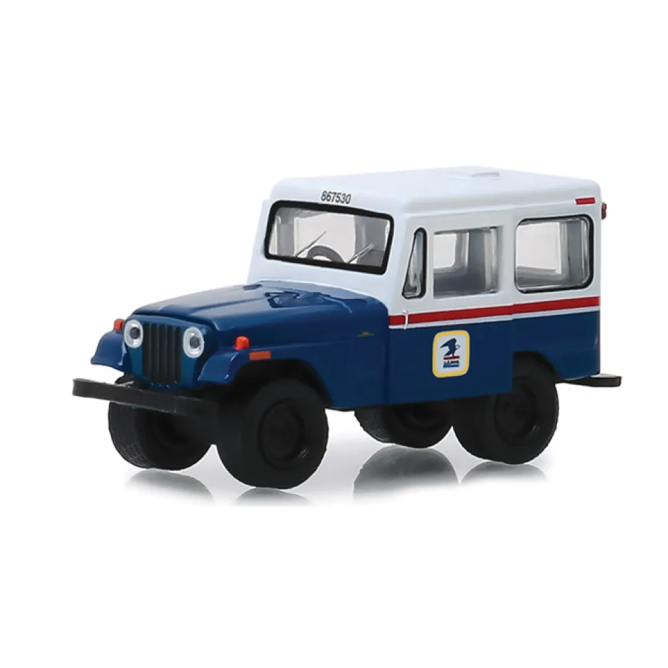 1971 U.S. Postal Service Jeep DJ-5 - blue 1:64 Scale Diecast Model Truck by Greenlight