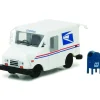 USPS Long Life Postal Delivery Truck & Mailbox 1:64 Scale Diecast Model by Greenlight