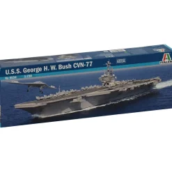 U.S.S. George H. W. Bush CCN-77 1/720 Kit 1:720 Scale Plastic Model Kit by Italeri