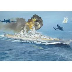 USS Ohio BB-68 1/350 Kit Trumpeter (705373) 1:350 scale Plastic by Trumpeter