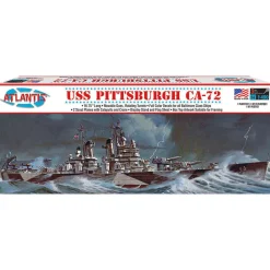 USS Pittsburgh (CA-72) 1/480 Kit 1:480 Scale by Atlantis Models