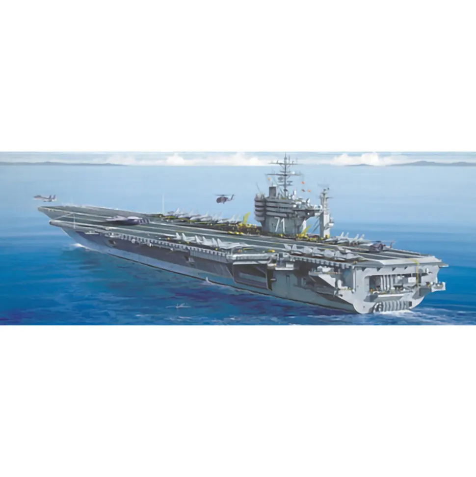 U.S.S. Roosevelt CVN-71 1/720 Kit 1:720 Scale Plastic Model Kit by Italeri