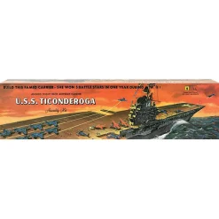 USS Ticonderoga (CV-14) 1/500 Kit 1:500 Scale by Atlantis Models