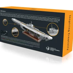 U-505 Submarine Building Block Model - 797 Pieces Building Brick Set by Atom Brick Company