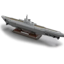 U-505 Submarine Building Block Model - 797 Pieces Building Brick Set by Atom Brick Company