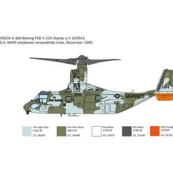 V-22A Osprey 1/72 Kit 1:72 Scale Plastic Model Kit by Italeri