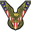 Veteran Victory Eagle Patch PM7891 (M052) Cotton Twill by Eagle Emblems
