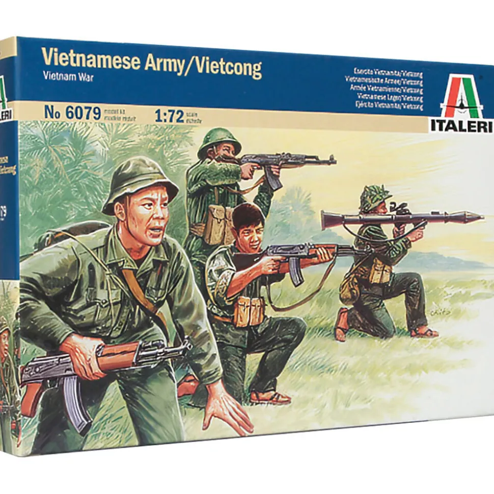 Vietnam. Army/Vietcong (Vietnam) 1/72 Figures 1:72 Scale Plastic Model Kit by Italeri
