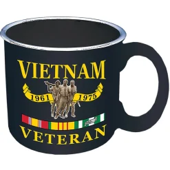 Vietnam Veteran Camper Mug CU0555 (CUO12) Ceramic by Eagle Emblems