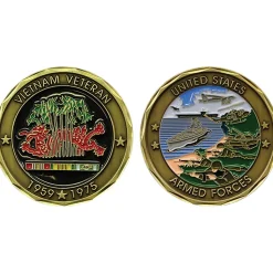 Vietnam Veteran Challenge Coin Eagle Crest (2343) by Eagle Crest