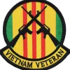 Vietnam Veteran Crossed Guns Patch PM1132 (M025) by Eagle Emblems