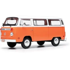 1974 Volkswagen Bus - Brilliant Orange 1:24 Scale Diecast Model Truck by IXO Models