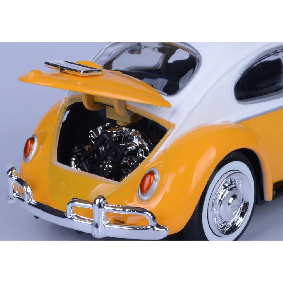 1966 Volkswagen Classic Beetle Taxi 1:24 Scale Diecast Model Car by Motormax