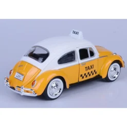 1966 Volkswagen Classic Beetle Taxi 1:24 Scale Diecast Model Car by Motormax