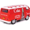 1962 Volkswagen Coca-Cola Cargo Van Red/White 1:43 Scale Diecast Model Truck by Motor City Classics