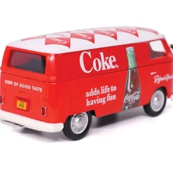 1962 Volkswagen Coca-Cola Cargo Van Red/White 1:43 Scale Diecast Model Truck by Motor City Classics