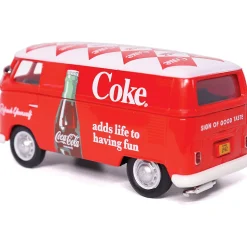 1962 Volkswagen Coca-Cola Cargo Van Red/White 1:43 Scale Diecast Model Truck by Motor City Classics