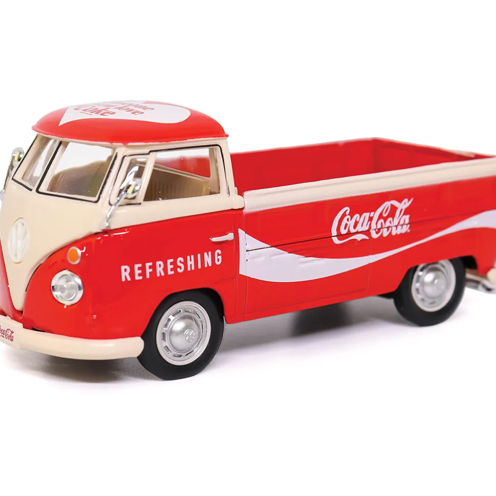 1962 Volkswagen Coca-Cola T1 pickup Red/White 1:43 Scale Diecast Model Truck by Motor City Classics