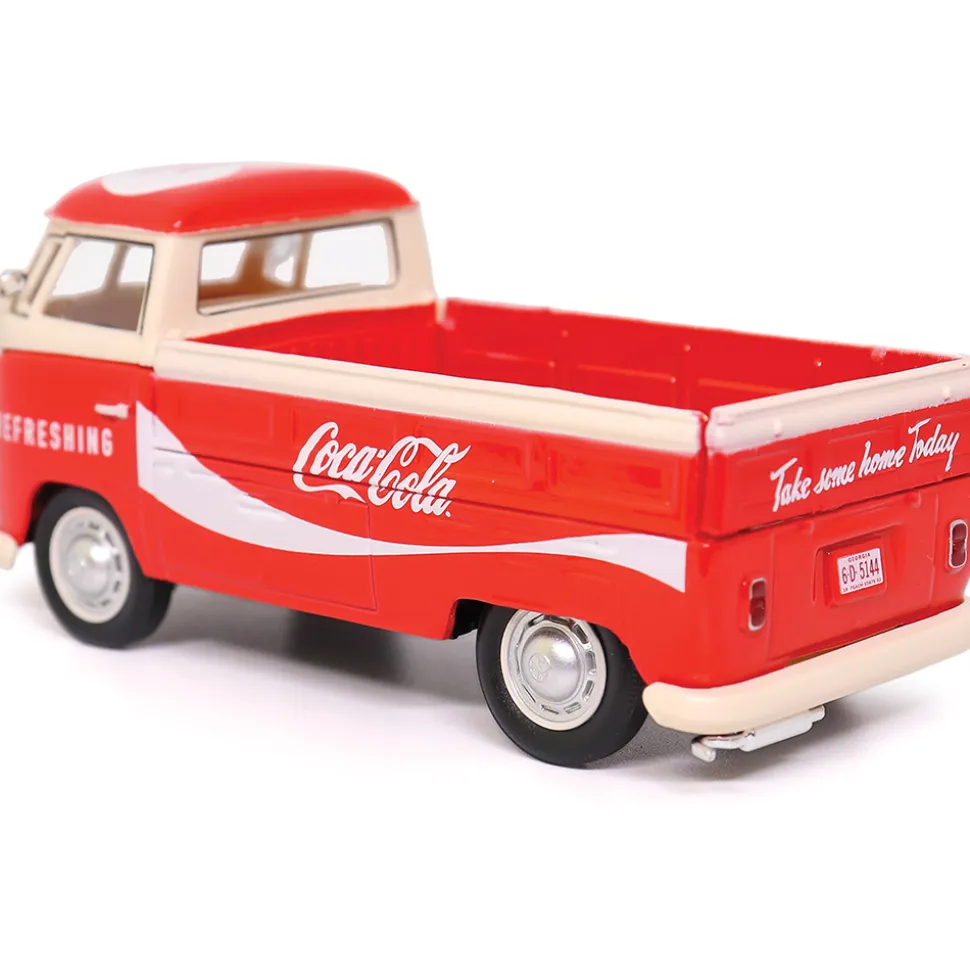 1962 Volkswagen Coca-Cola T1 pickup Red/White 1:43 Scale Diecast Model Truck by Motor City Classics