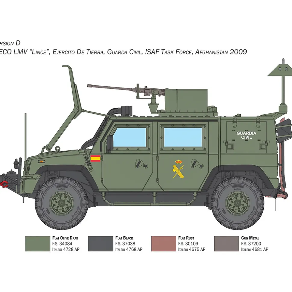 VTLM Lince 1/35 Kit 1:35 scale Plastic by Italeri