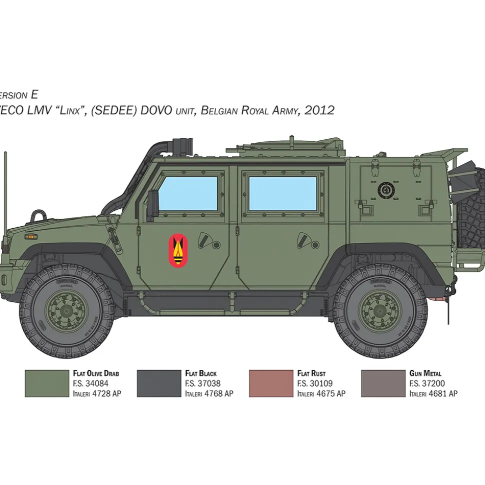 VTLM Lince 1/35 Kit 1:35 scale Plastic by Italeri