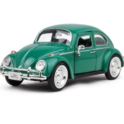 1966 VW Beetle - green 1:24 Scale Diecast Model by Motormax